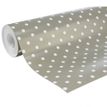 3065502015034-Clairefontaine Excellia - Papier cadeau - 70 cm x 50 m - 80 g/m² - pois fond taupe--0