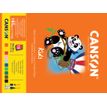 Canson Kids Création - Bloc dessin - 10 feuilles - 24 x 32 cm - 185 gr - couleurs assorties