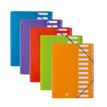 Oxford School Life - Trieur polypro 12 positions - disponible dans différentes couleurs