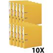Exacompta Prem'Touch - 10 Classeurs à levier - Dos 80 mm - A4 Maxi - pour 600 feuilles - jaune