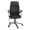 3397703398945-Fauteuil de bureau TARANIS - accoudoirs fixes - appui-tête intégré - noir--2