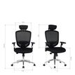 3397704188194-Fauteuil de bureau COMPUTECH - accoudoirs ajustables - appuie-tête - noir--4