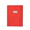 Oxford School Life - Protège cahier - A4 (21x29,7 cm) - rouge translucide