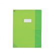 Oxford Strong Line - Protège cahier sans rabat - 17 x 22 cm - vert translucide