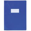 Oxford Strong Line - Protège cahier sans rabat - 24 x 32 cm - bleu opaque