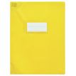 Oxford Strong Line - Protège cahier sans rabat - 24 x 32 cm - jaune opaque