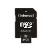 4034303017973-Intenso - carte mémoire 64 Go - Class 10 - micro SDXC-Avant-2