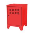 Casier de bureau avec pieds - 57,5 x 40 x 40 cm - rouge