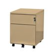 3219091960033-Caisson mobile - 2 tiroirs - beige - 56,7 x 54,1 x 41,8 cm--0