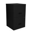 0400794012522-Classeur 2 tiroirs pour dossiers suspendus - 66 x 40 x 40 cm - noir--0