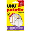 UHU Patafix deco - 32 pastilles adhésives - blanc - non permanent