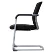 3700339878314-Chaise LUGE - avec accoudoirs - noir--1