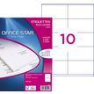 Office Star - 1000 Étiquettes multi-usages blanches - 105 x 57 mm - réf OS43425