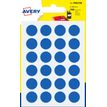 Avery - 168 Pastilles adhésives - bleu - diamètre 15 mm