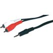 3700224735005-MCL Samar - adaptateur audio/stéréo 2 prises RCA (M) vers JACK 3.5 (M) - 1,5 m--0