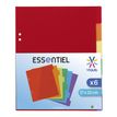 3135251840871-Viquel - Intercalaires 6 positions - 17 x 22 cm - polypropylène coloré--1