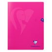 3329683133629-Clairefontaine Mimesys - Cahier polypro 24 x 32 cm - 96 pages - petits carreaux (5x5 mm) - rose--0
