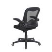 3397701202787-Fauteuil de bureau TEFERA - accoudoirs rabattables - noir--3