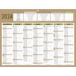 3592930026603-Bouchut Natura - Calendrier bancaire 7 mois par face - 32 x 42 cm - beige--0