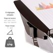 0043859706396-Fellowes Easy Glide - Porte-documents incliné format A3 - système de glissière facilitant l'écriture - possède un rangement et d--2
