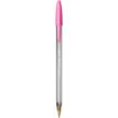 BIC Cristal Fun - Stylo à bille - rose - 0.6 mm