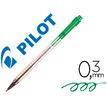 Pilot BP-S Matic - 12 Stylos à bille - vert - rétractable - 0.7 mm