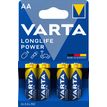 VARTA Longlife Power - 4 piles alcalines - AA