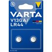 VARTA LR44/V13GA - 2 piles boutons spéciales - 1,5V