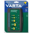 VARTA Universal charger - chargeur pour piles rechargeables AA/AAA/C/D ou 1 pile 9V