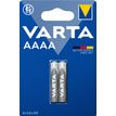 VARTA LR61 - 2 piles alcalines spéciales - AAAA