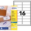Avery - 240 Étiquettes adresse blanches - 99,1 x 33,9 mm - Impression jet d'encre - réf J8162-15