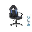 Fauteuil gamer ANZIO - accoudoirs fixes - noir et bleu