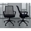 3700339882687-Fauteuil de bureau ALEX - accoudoirs fixes - noir--3