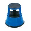 Tabouret - 2 marches - métal - bleu
