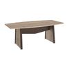 Table de réunion tonneau MAMBO - Chêne/chocolat