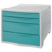 Esselte Colour'Breeze - Module de classement 4 tiroirs - bleu