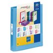3135250956948-Viquel Propyglass - Classeur à anneaux personnalisable - Dos 35 mm - A4 - bleu--0