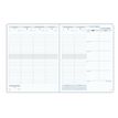 3660942060844-Agenda Tweed - 1 semaine sur 2 pages - 21 x 27 cm - 12 mois - disponible dans différentes couleurs - E--3