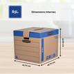 0400794357357-5 Cartons déménagement 85L - Bankers Box SmoothMove FastFold Fellowes--1