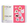 3664447048178-Agenda à élastique Rose Carpet - 1 jour par page - 12,5 x 17,5 cm - Oberthur--1