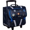 3661507024691-Cartable à roulettes Galaxy 41 cm 2 compartiments Kid'Abord --0