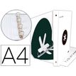 Antartik - Classeur à anneaux - Dos 40 mm - A4 - pour 225 feuilles - blanc