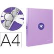 Antartik - Classeur à anneaux - Dos 40 mm - A4 - pour 225 feuilles - violet