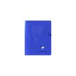 Clairefontaine Mimesys - Cahier polypro 17 x 22 cm - 48 pages - grands carreaux (Seyes) - bleu marine