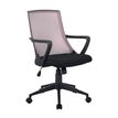 3700339883455-Fauteuil de bureau ALEX - accoudoirs fixes - Noir et rose--2