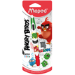 MAPED Angry Birds - Stylo à bille 4 couleurs Twin Tip