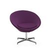 Chaise CIRCLE - siège pivotant - violet