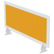 Écran de séparation en polystyrène - H33 x L80 cm - orange