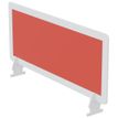 Écran de séparation en polystyrène - H33 x L80 cm - rouge