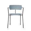 3660141232899-Chaise BISTRO - avec accoudoirs - bleu--0